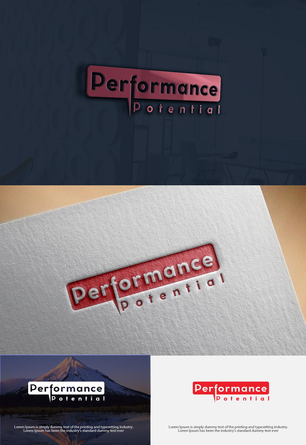 Logo Design by dr ghulam mustafa sahab for Performance Potential | Design #18150917
