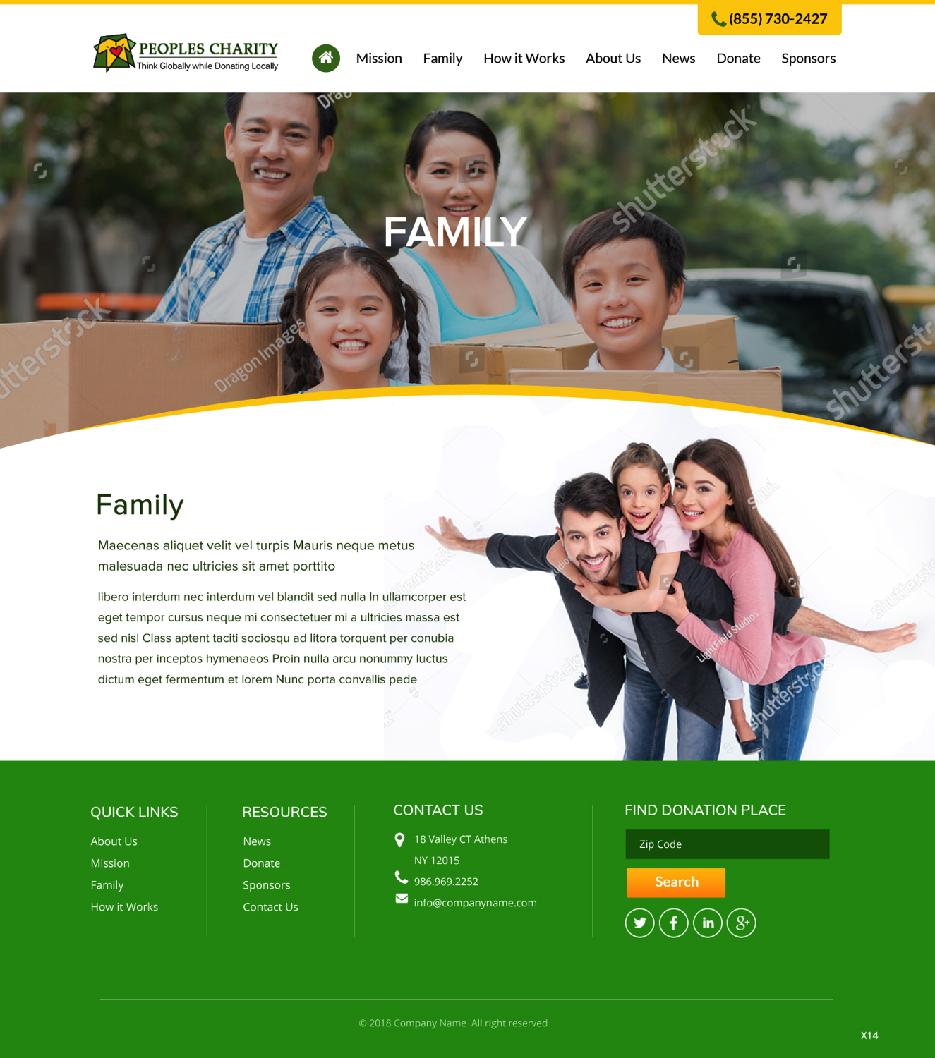 Web Design par pb pour Peoples Charity | Design #18246304