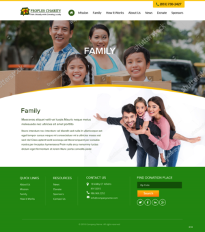 Web Design by pb for Peoples Charity | Design: #18246304