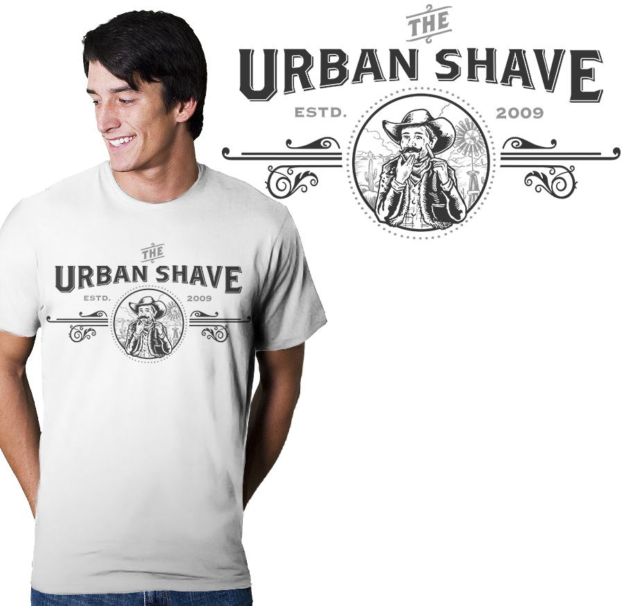 T-shirt Design by krizvector for The Urban Shave | Design #18120186