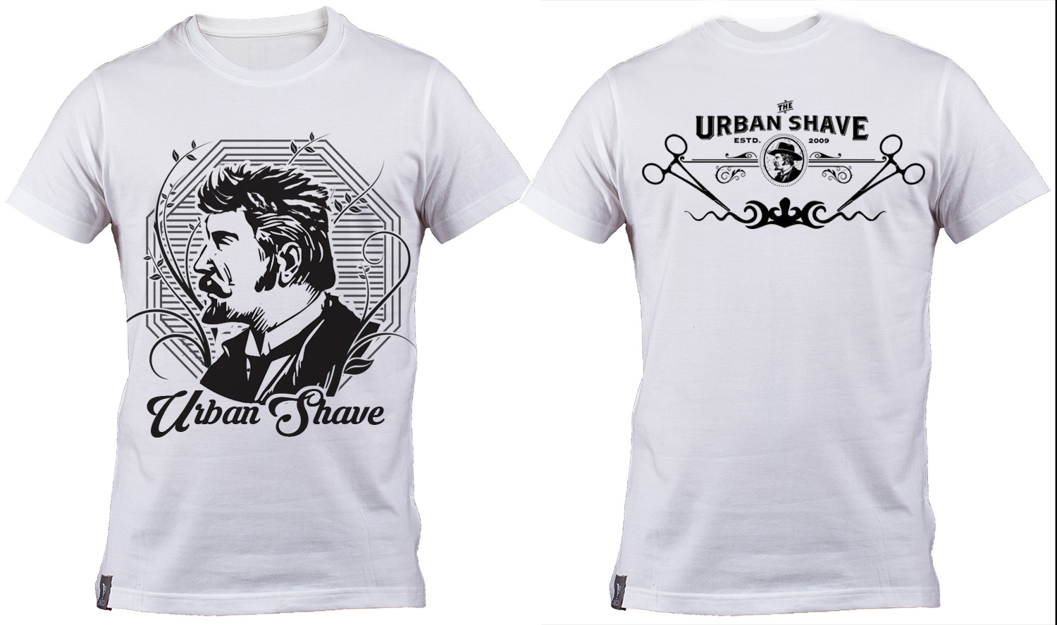 T-shirt Design by creative gravity for The Urban Shave | Design #18076271