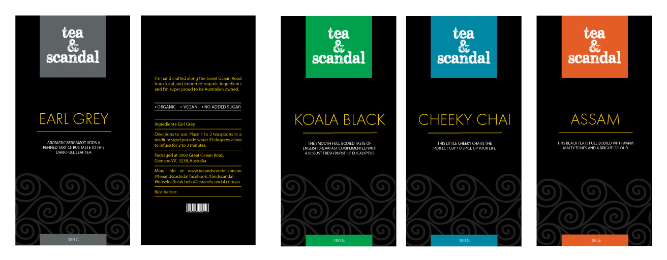 Design Emballage par Buechler pour tea and scandal | Design #18097246