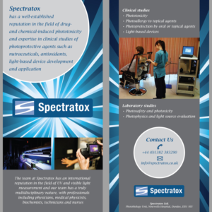 Spectratox  | Diseño de Flyer por Ashley Erasmus