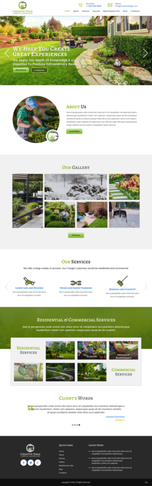Wordpress Design by pb for this project | Design: #18087940
