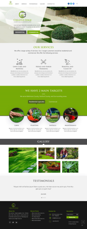Wordpress Design by pb for this project | Design: #18087953