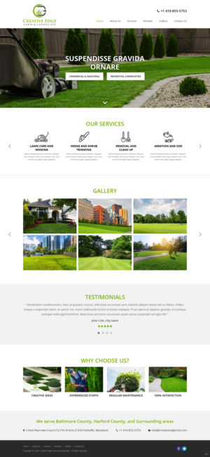 Wordpress Design by pb for this project | Design: #18087954