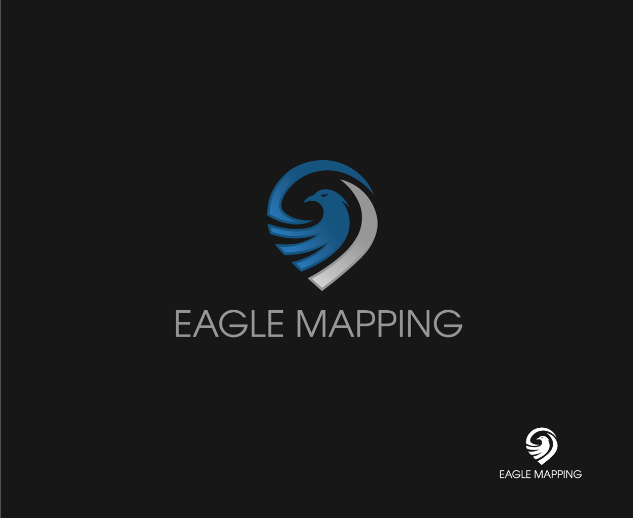 Logo Design by Shigh5 for Eagle Mapping Ltd. | Design #18144477