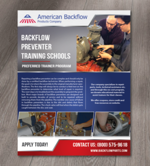 Flyer Design by alex989 for American Backflow Products Company | Design: #18103019