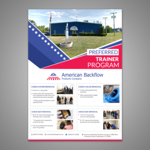 Flyer Design by creative.bugs for American Backflow Products Company | Design: #18166087
