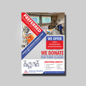Flyer Design by ecorokerz for American Backflow Products Company | Design: #22566538