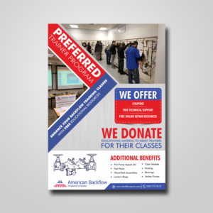 Flyer Design by ecorokerz for American Backflow Products Company | Design: #22626341