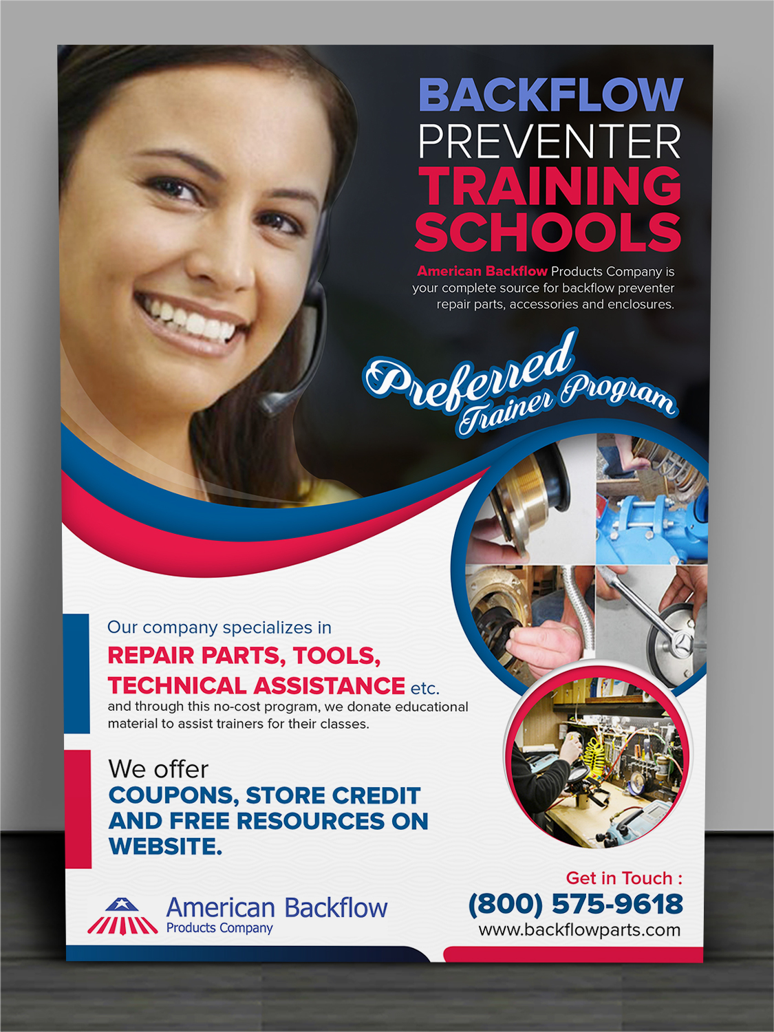 Flyer-Design von SAI DESIGNS für American Backflow Products Company | Design #18089377