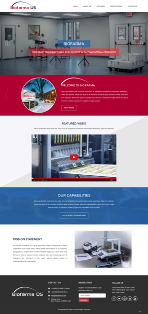 Web Design by pb for Biofarma - US, LLC | Design: #18105031