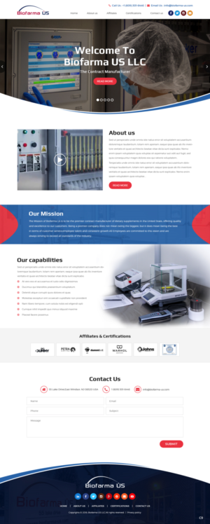 Web Design by pb for Biofarma - US, LLC | Design: #18105033