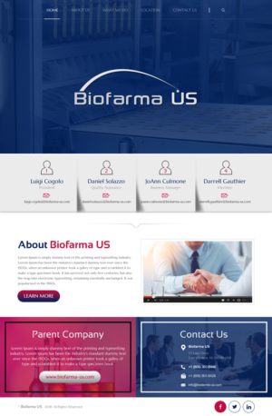 Web Design by rightway for Biofarma - US, LLC | Design: #18118884