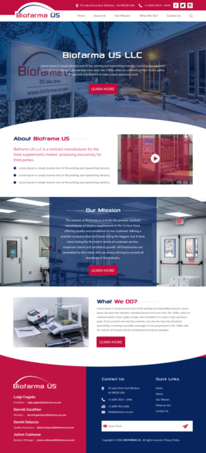 Web Design by rightway for Biofarma - US, LLC | Design: #18118885
