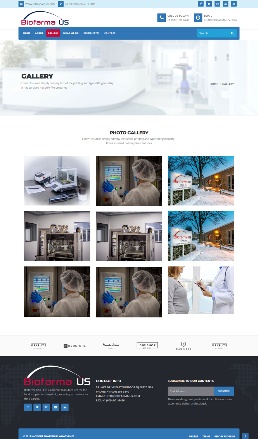 Web Design by gaurav.yadav59 for Biofarma - US, LLC | Design #18217197
