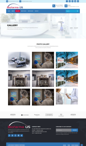 Web Design by gaurav.yadav59 for Biofarma - US, LLC | Design: #18217197