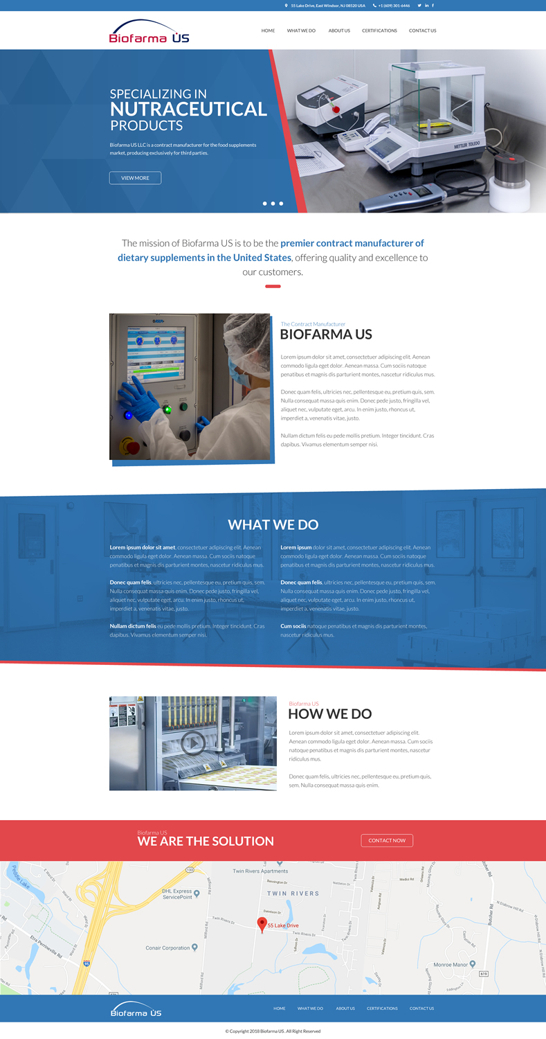 Web Design by Clofix for Biofarma - US, LLC | Design #18211272