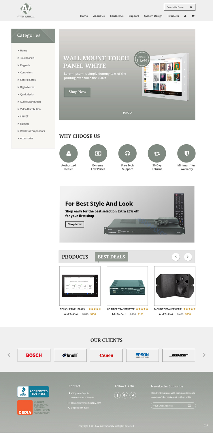 Web Design by pb for this project | Design #18115576
