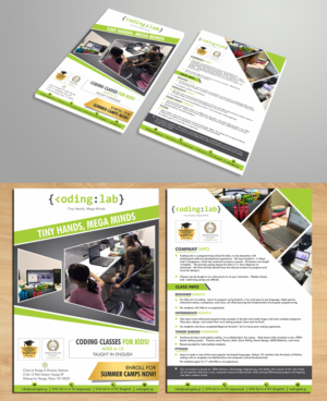 Flyer for Programming Classes for Kids | Flyer-Design von ecorokerz