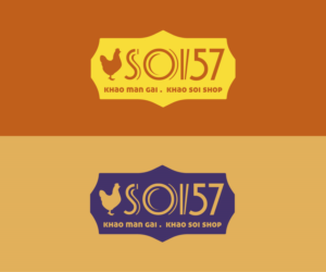 SOI 57 (khao man gai + khao soi shop) | Diseño de Logo por ALCD