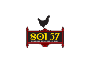 SOI 57 (khao man gai + khao soi shop) | Diseño de Logo por Buck Tornado