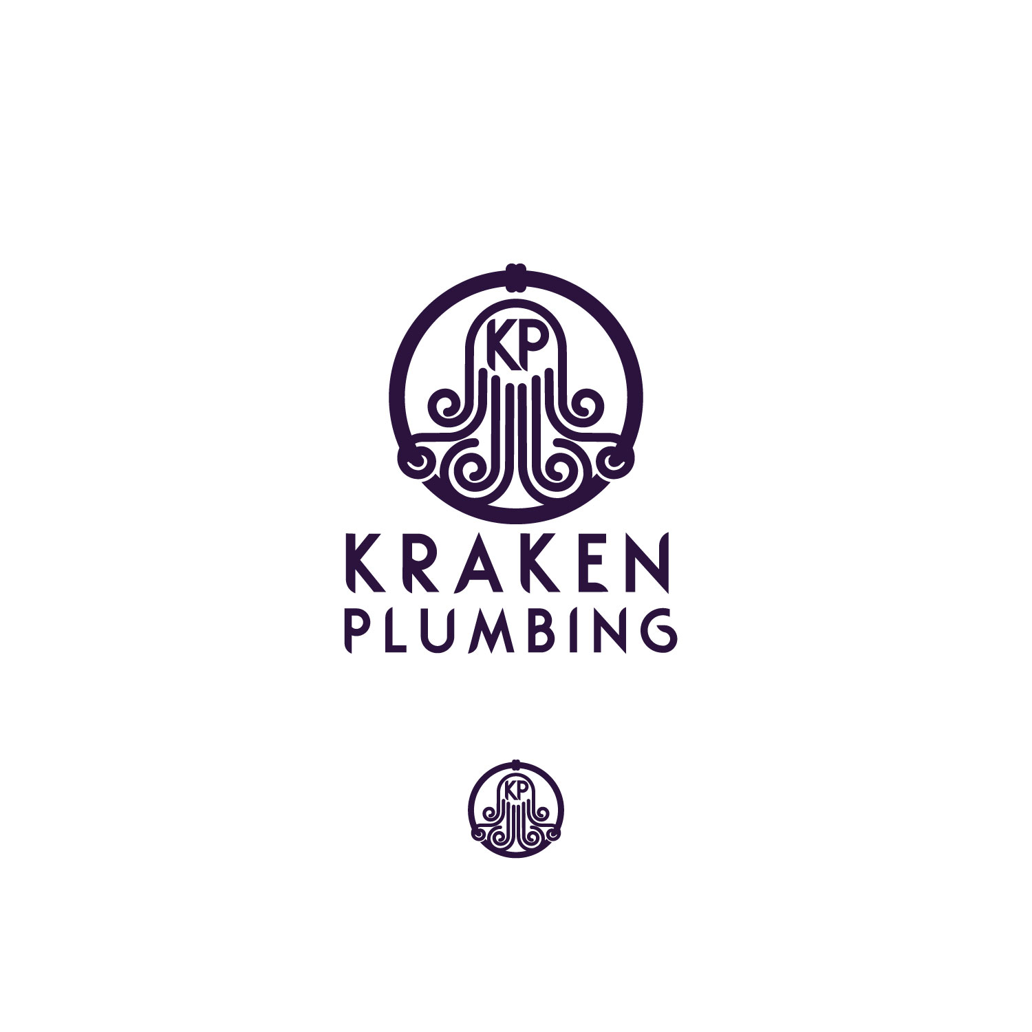 Logo-Design von at-as für Kraken Plumbing | Design #18481897