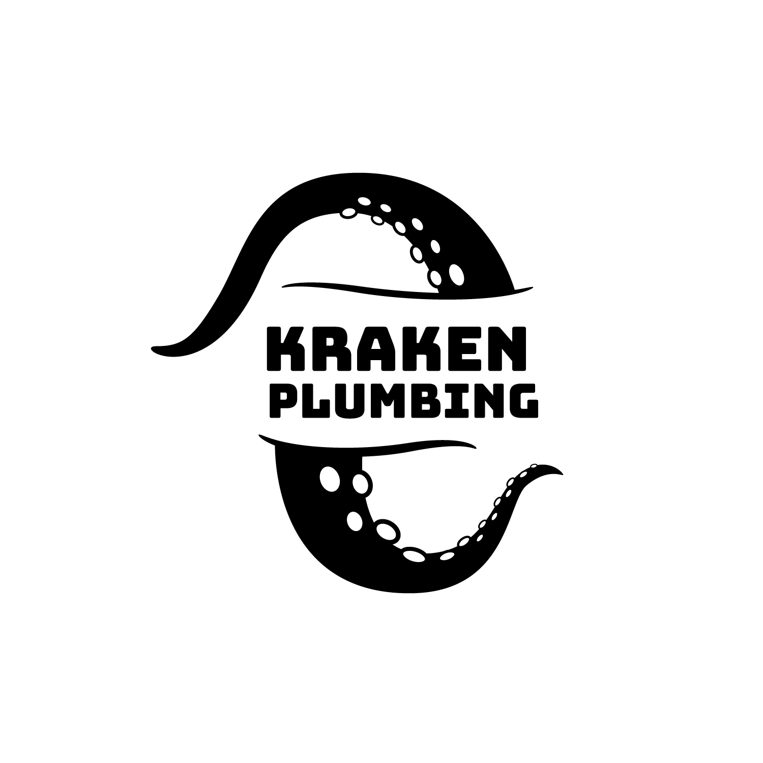 Logo Design by Rons. for Kraken Plumbing | Design #18538934