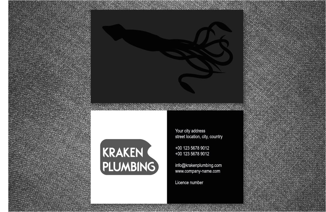 Logo Design by n.bisseling for Kraken Plumbing | Design #18589565