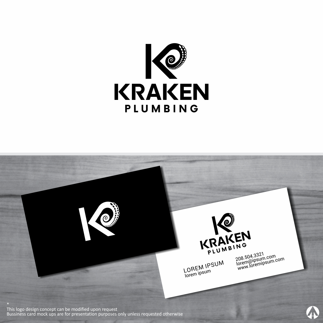 Logo-Design von MBARO für Kraken Plumbing | Design #18514442