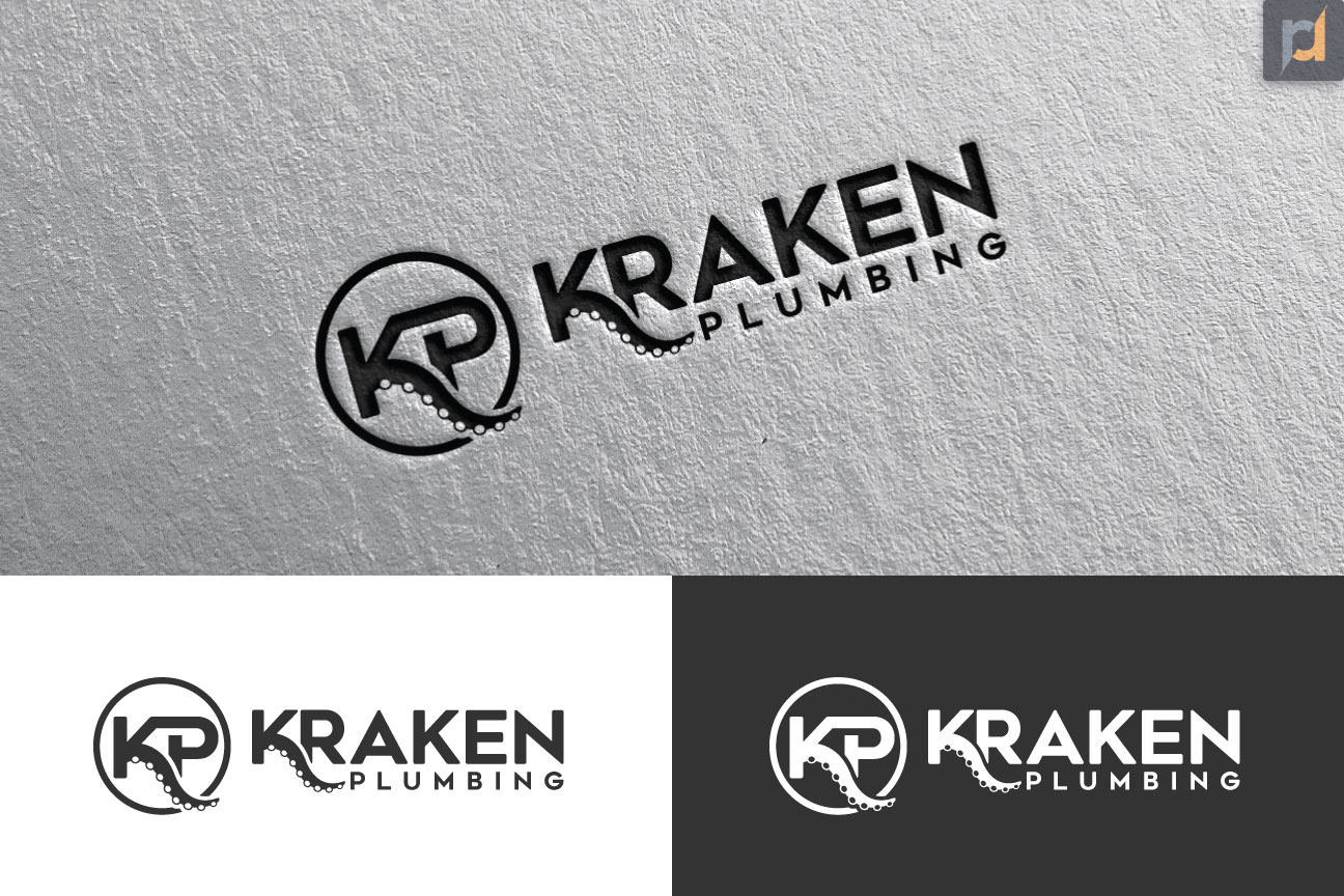 Logo Design by R.R for Kraken Plumbing | Design: #18640394