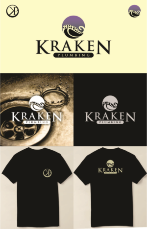 Logo Design by franco.harvey.david.20 for Kraken Plumbing | Design: #18566722