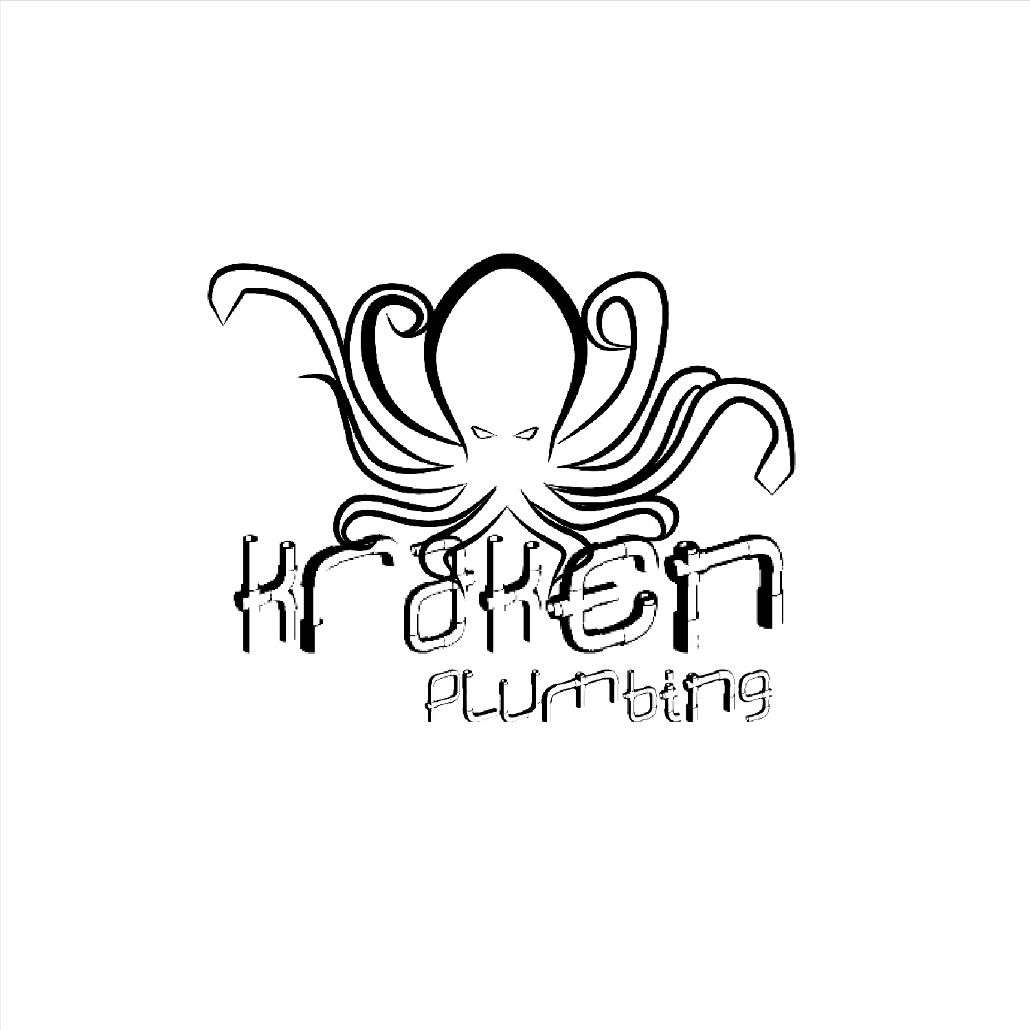Logo Design by Mobile Design for Kraken Plumbing | Design #18493850