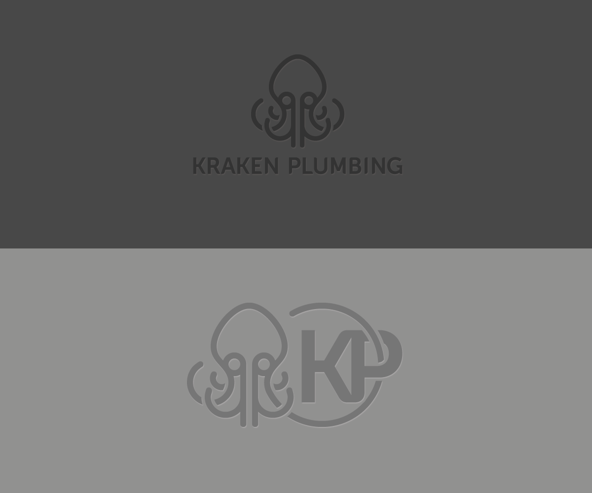 Logo Design by StillCudo for Kraken Plumbing | Design #18471886
