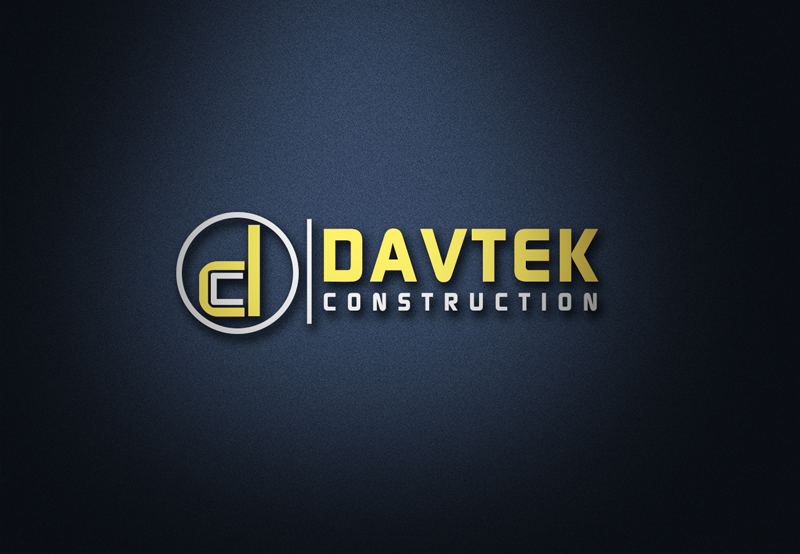 Logo Design by shimu 3 for DAVTEK CONSTRUCTION INC. | Design #18133752