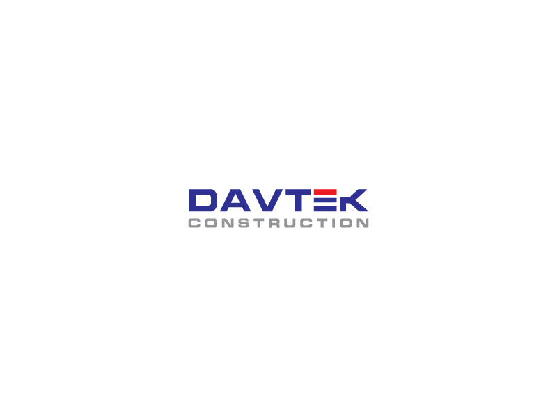 Logo Design by DigitalexTM for DAVTEK CONSTRUCTION INC. | Design #18124178