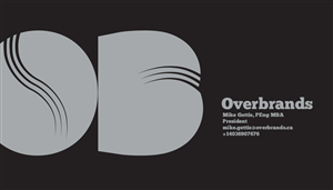 Diseño de Logo y Tarjeta de Presentación por AkiraSedtha para Overbrands | Diseño: #2783668
