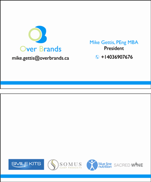 Logo and Business Card Design by Saifuddin Mahidpurwala for Overbrands | Design #2790937