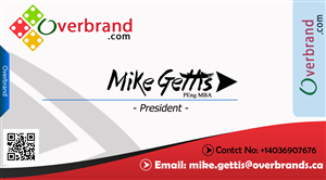 Diseño de Logo y Tarjeta de Presentación por saminda21986 para Overbrands | Diseño: #2790782