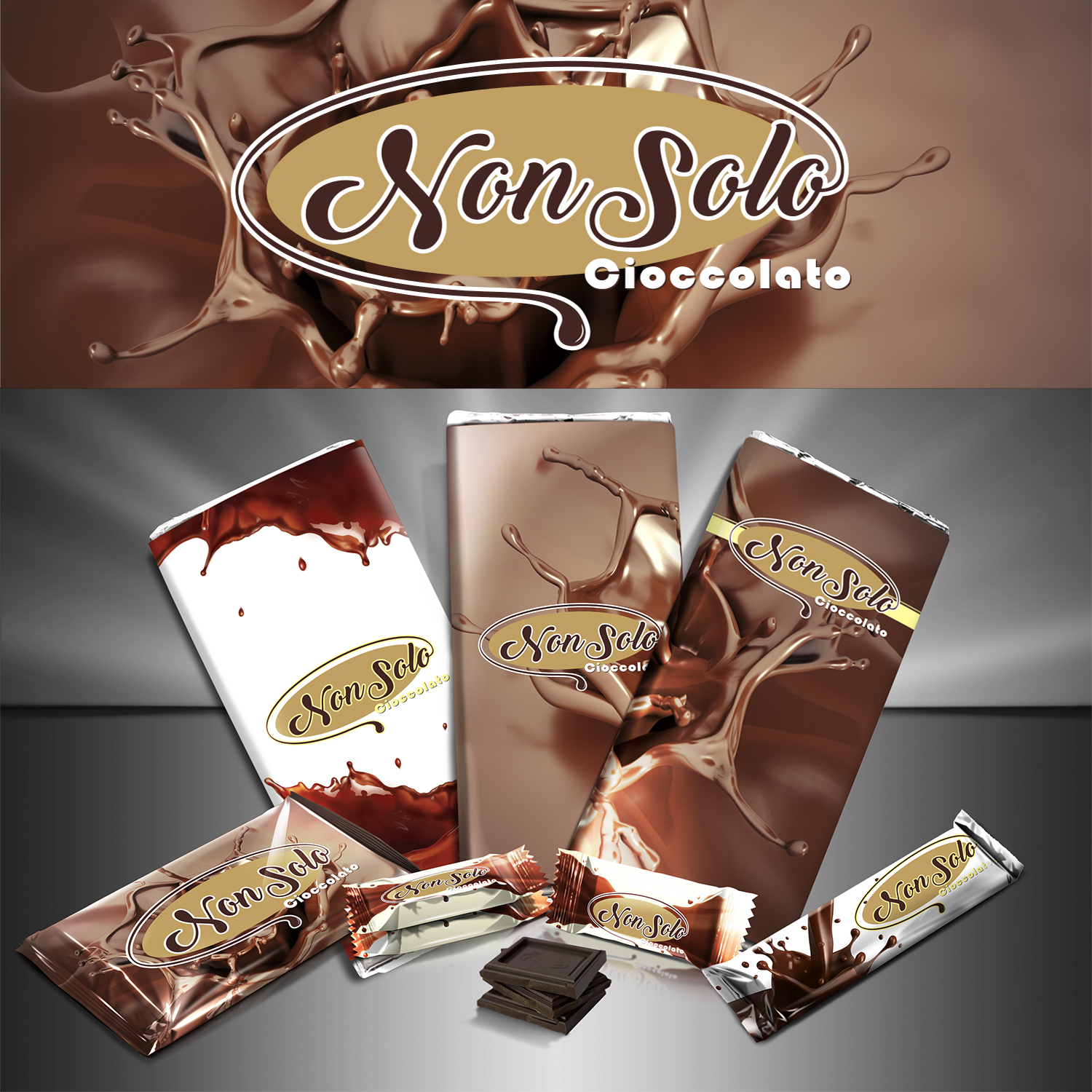 Logo Design by Suwaji Suwaji for Non solo cioccolato  | Design #18213834