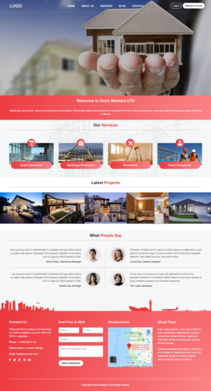 Web Design by cCopilot for Deck Masters ltd | Design: #18103982