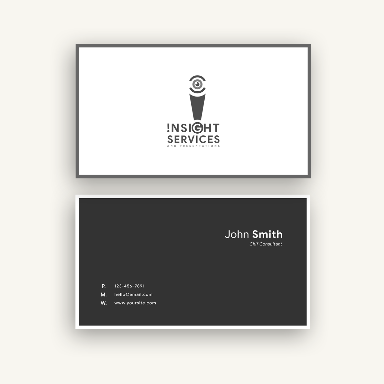 Logo Design by SlashGrid for Insight Services | Design #19526779