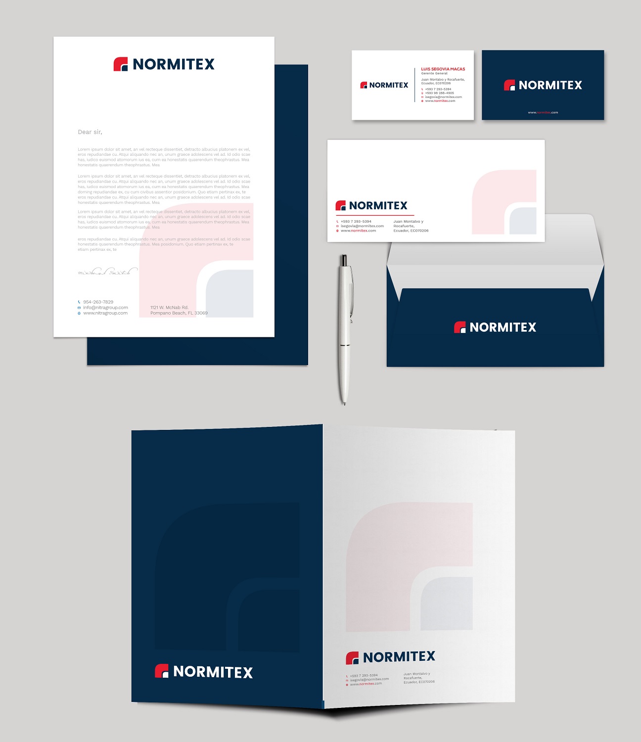 Stationery Design by Tripti Ranjan Gain for NORMITEX | Design #18091655