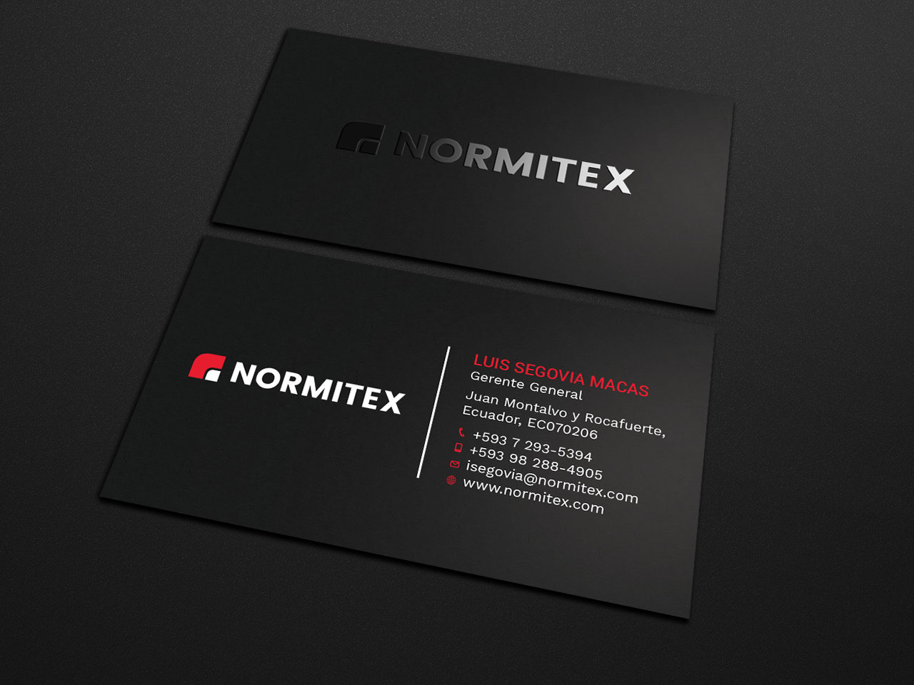 Stationery Design by Tripti Ranjan Gain for NORMITEX | Design #18091935
