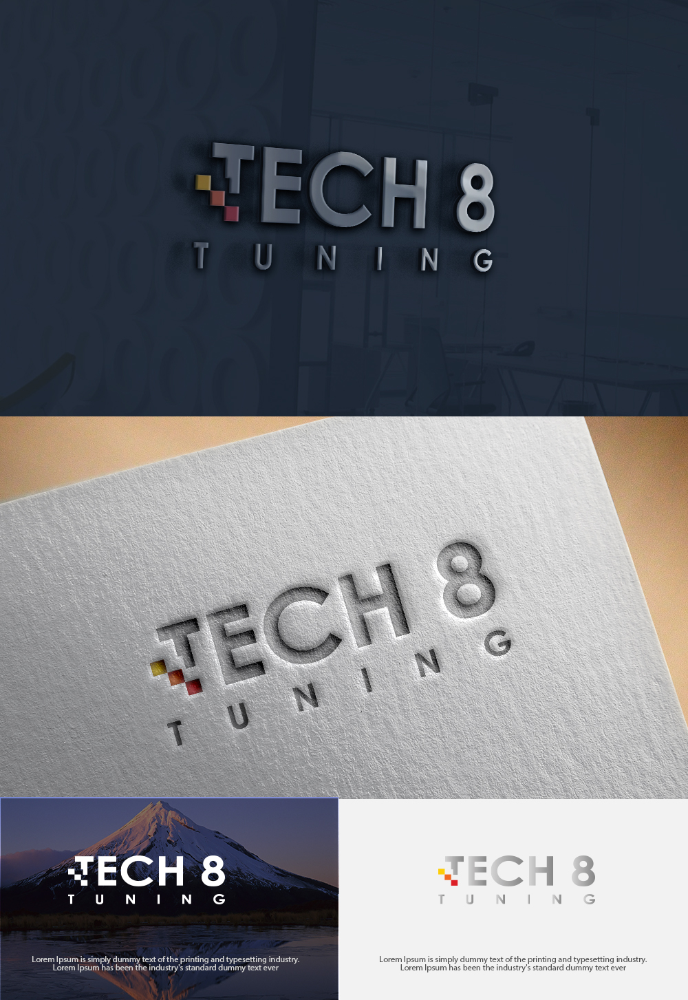Logo Design by dr ghulam mustafa sahab for Tech 8 Tuning | Design #18109075