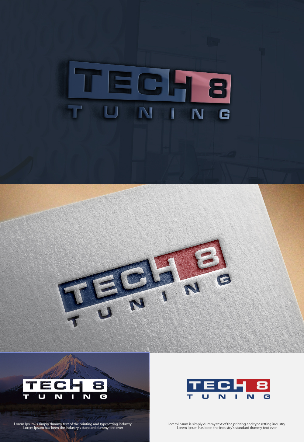 Logo Design by dr ghulam mustafa sahab for Tech 8 Tuning | Design #18109076
