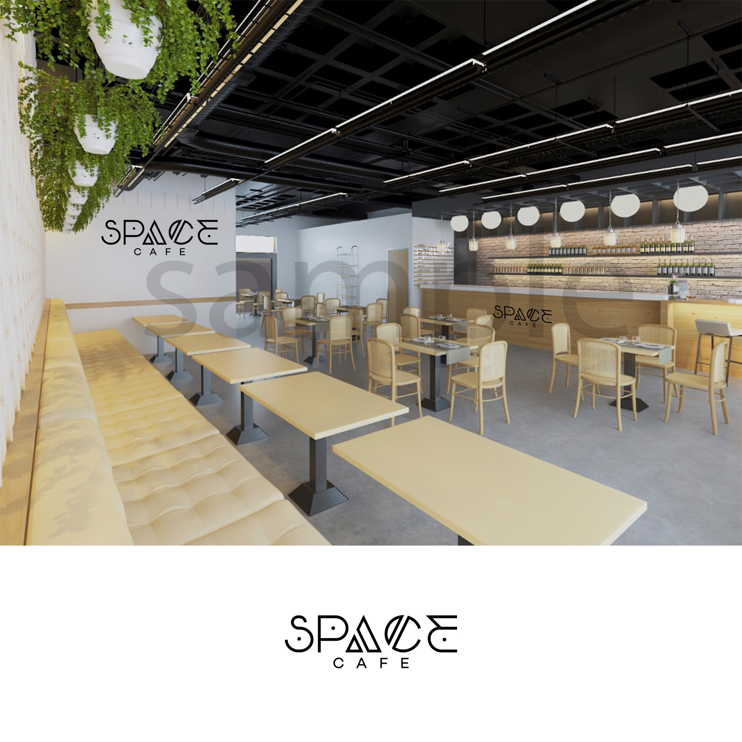 Logo Design by DesignDUO for Space Cafe LLC | Design #18157177