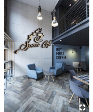 Logo Design by fozia 2 for Space Cafe LLC | Design: #18151677