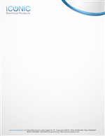 Letterhead Design by isabel de chaurand for Iconic Electrical Products LTD | Design #47852